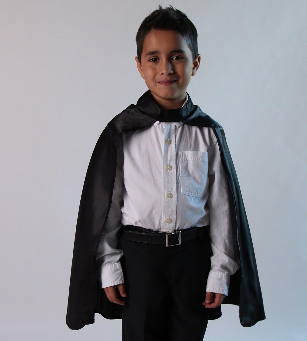 Kids Deluxe 24" Satin Superhero Cape (Choose Color)