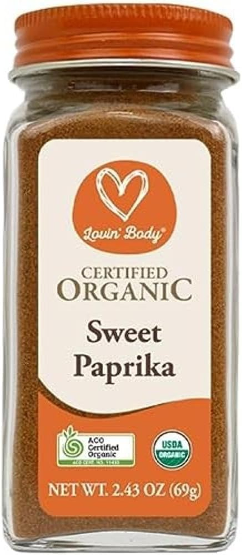 Lovin' Body Organic Sweet Paprika 69 G image number 1