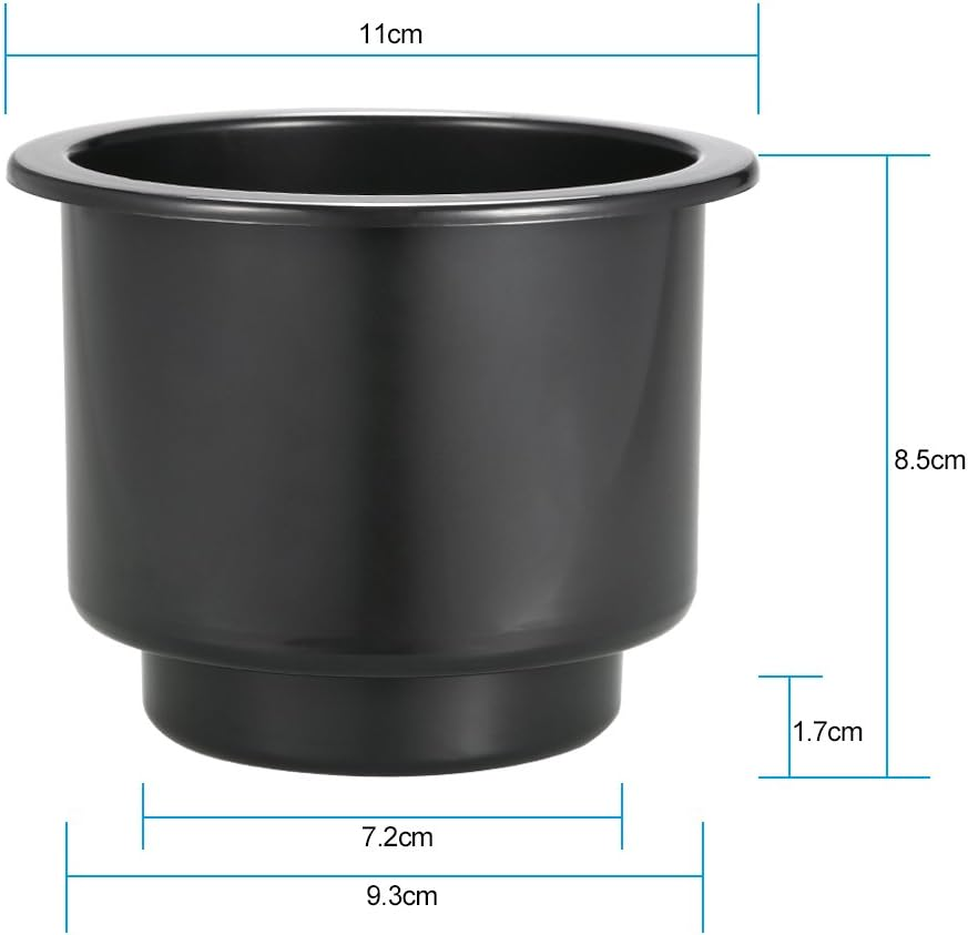 Car Cup Holder- Universal Cup Holder Recessed Drop Holder in Plastic Cup Drink Can Holder for Boat Car Marine image number 3