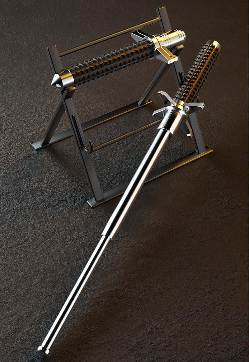 Telescopic Trekking Pole, Hand-Held Collapsible Stick, Expandable Baton, 78Cm Extended Length, Anti-Slip Grip, Lightweight Hiking and Mountaineering Staff with Carry Bag image number 3