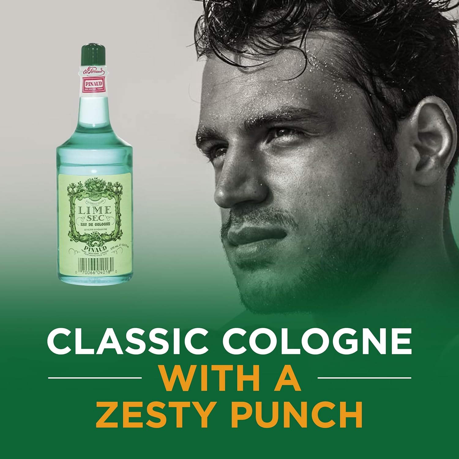 Clubman Pinaud Eau De Cologne, Lime Sec, 370Ml image number 4