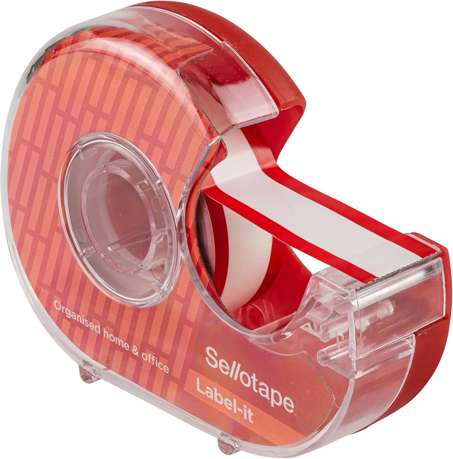Sellotape Label Tape with Dispenser, Writable Surface for Custom Labels, Strong Adhesion, Freezer Dishwasher & Microwave Safe, Organising, Office & Kitchen Use, Includes 18Mm X 15M Roll (Pack of 2) image number 1