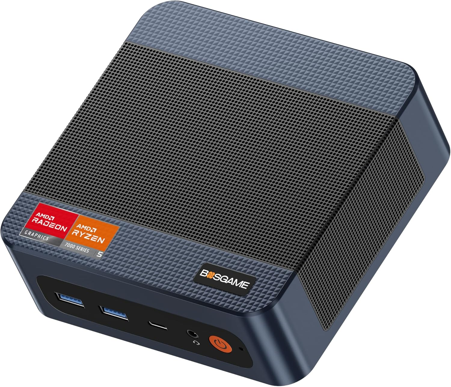 Mini PC BOSGAME Ryzen 5 7640HS (Up to 4.7Ghz, 8C/16T) BOSGAME P3 Mix Mini Desktop Computers DDR5 16GB RAM 512GB M.2 Nvme SSD, Mini PC Windows 11 Pro Dual 2.5G RJ45 LAN, USB 4.0 Wifi 6E USB 3.2 image number 6