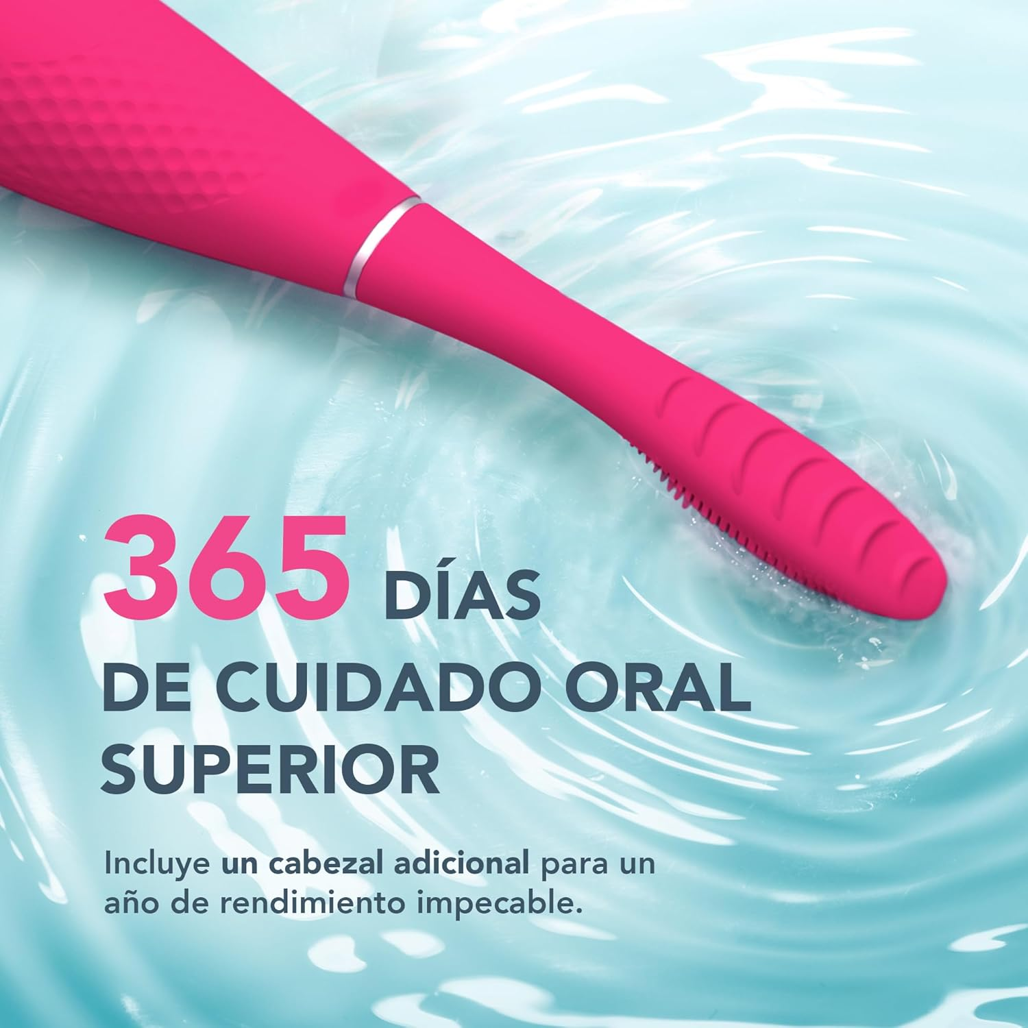 FOREO ISSA 4 Electric Toothbrush &ndash; 4-In-1 Rechargeable with Extra Brush Head, Soft Bristles, Long-Lasting Use, Gentle Cleaning - Fuchsia image number 2