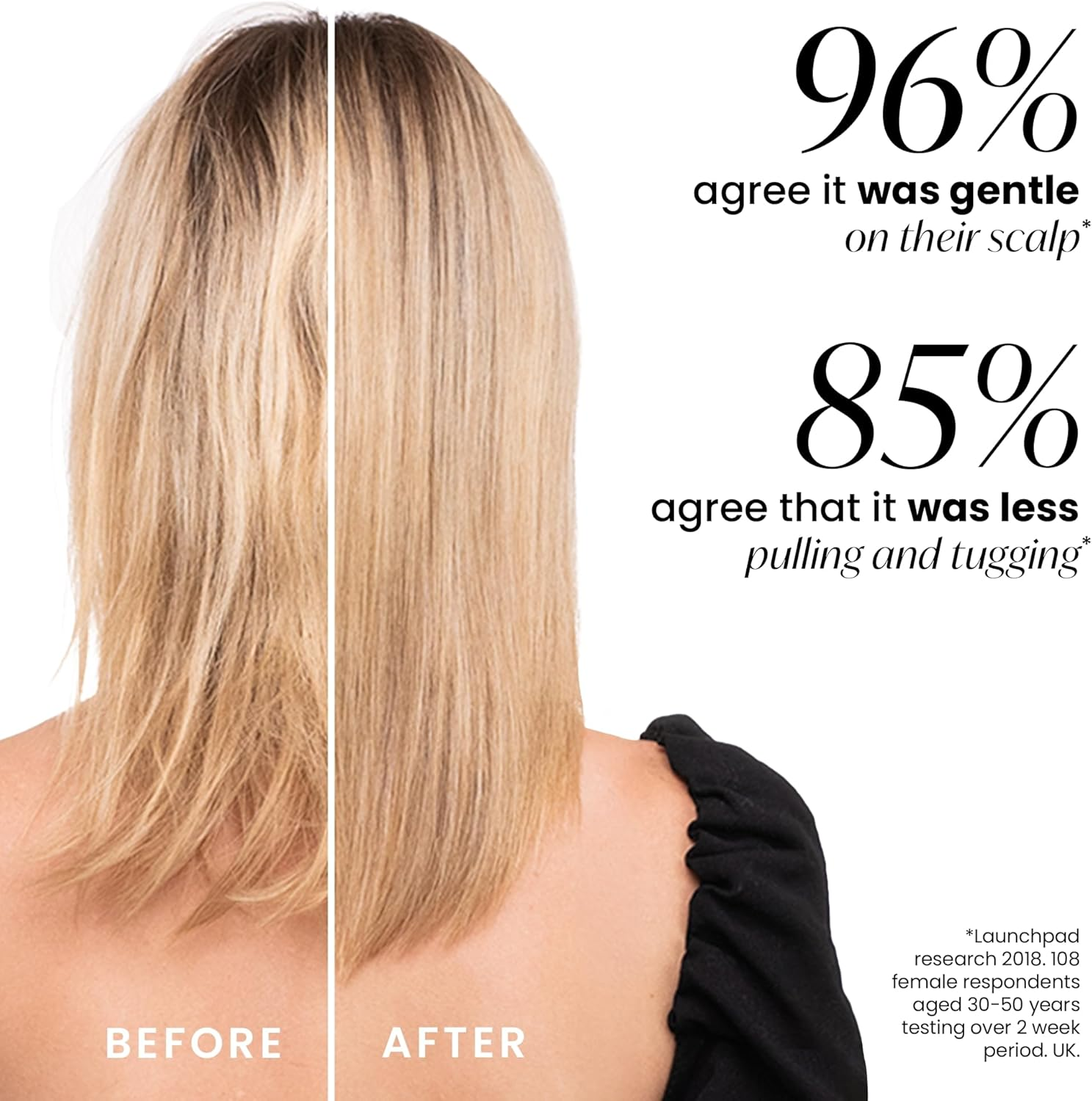 Tangle Teezer, the Fine and Fragile Detangling Hairbrush for Wet and Dry Hair, Colour Treated, Fine, Fragile Hair, Berry Bright image number 5