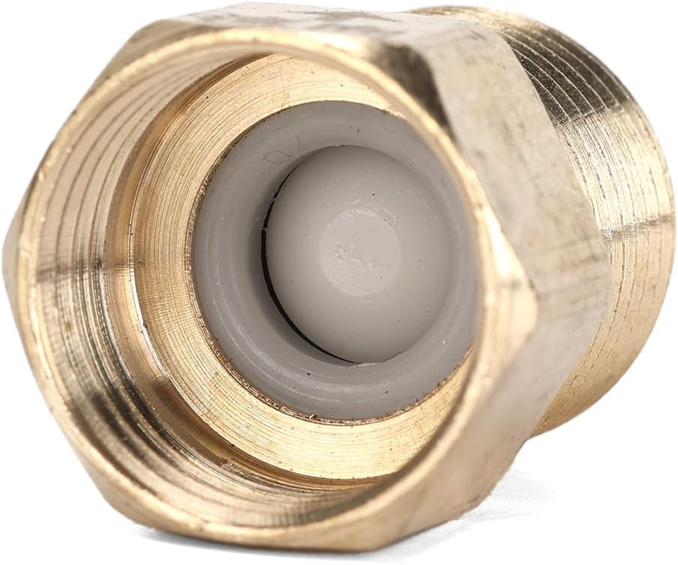 Ruimou 4Pcs Brass Check Valve G Thread (1/2 Inch Female to 1/2 Inch Male) with Washer for Water Heaters Tanks Towers Toilets Intake Systems Backflow Preventer image number 2