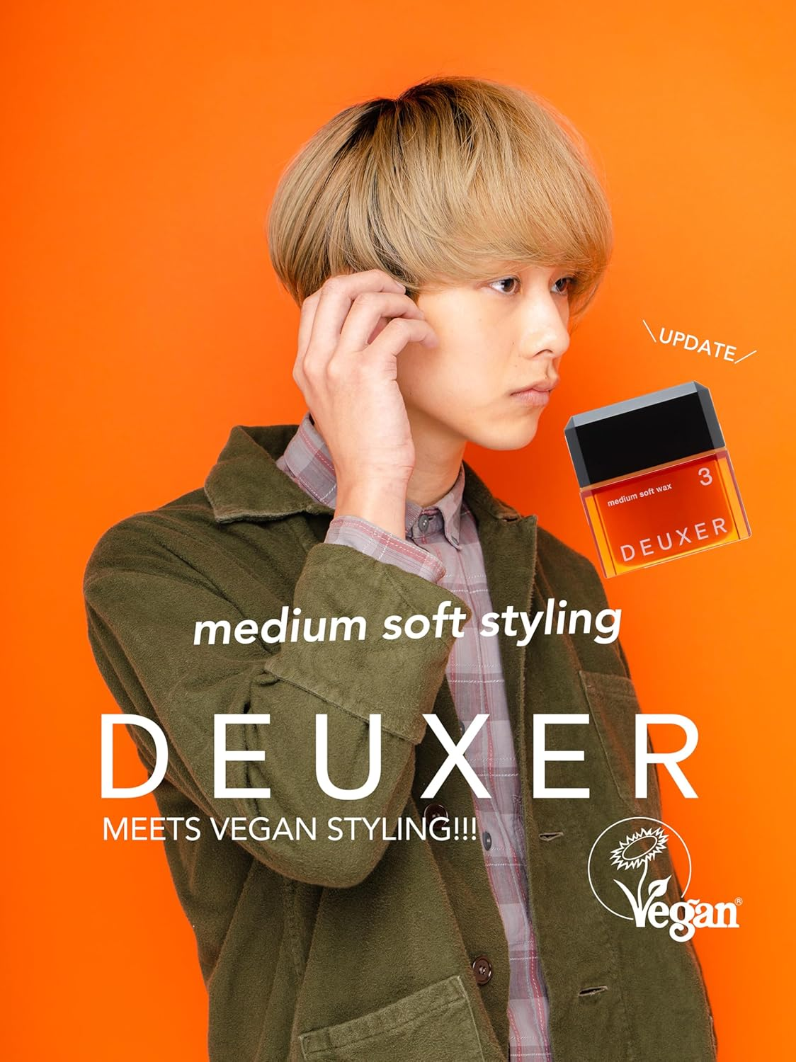 DEUXER Medium Soft Wax 3 (Set of 2) Hair Wax Floral Berry image number 2