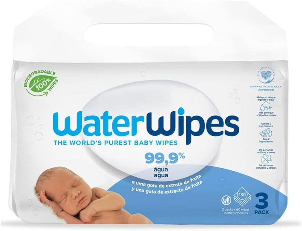 Waterwipes Baby Wipes 180 Pack