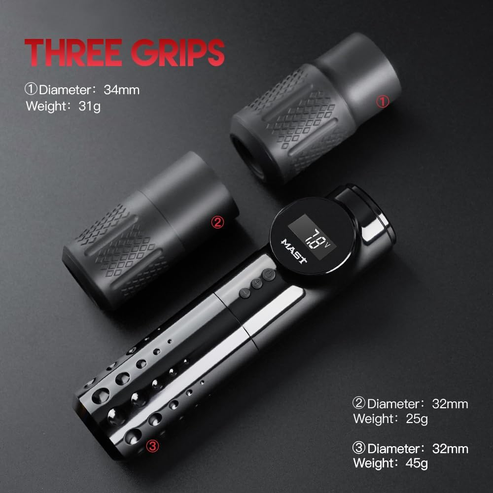 Mast Archer Tattoo Kit Wireless Rotary Tattoo Gun Pen Machine Kit Complete Tattoo Kit with Silicone Shoes for Tattoo Studio Art image number 6