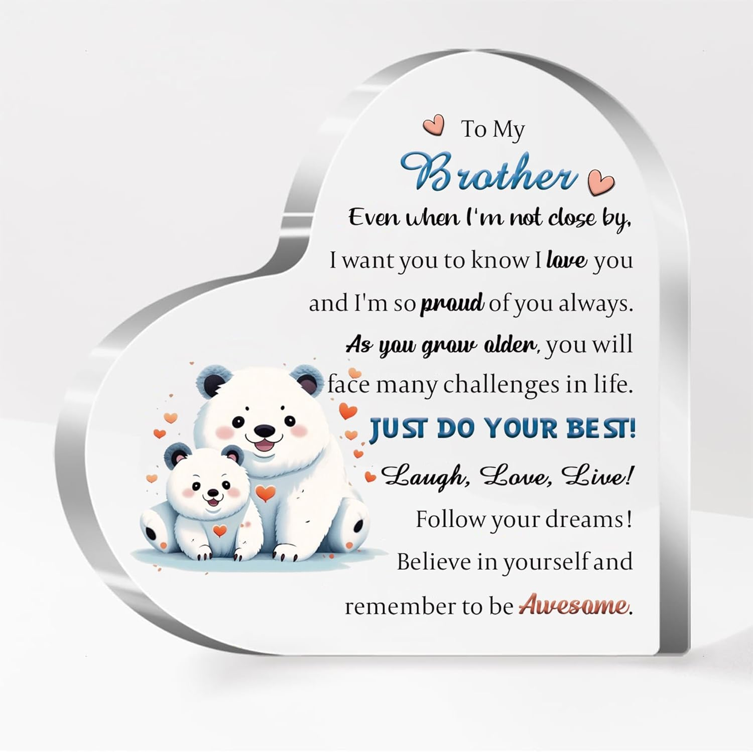 Acrylic Plaque Sign for Woman Man Christian Gifts Bible Verses Quotes Home Decor Inspirational Birthday Bestie Son Daughter Graduation Christmas Religious Keepsakes with God All Things Are Possible