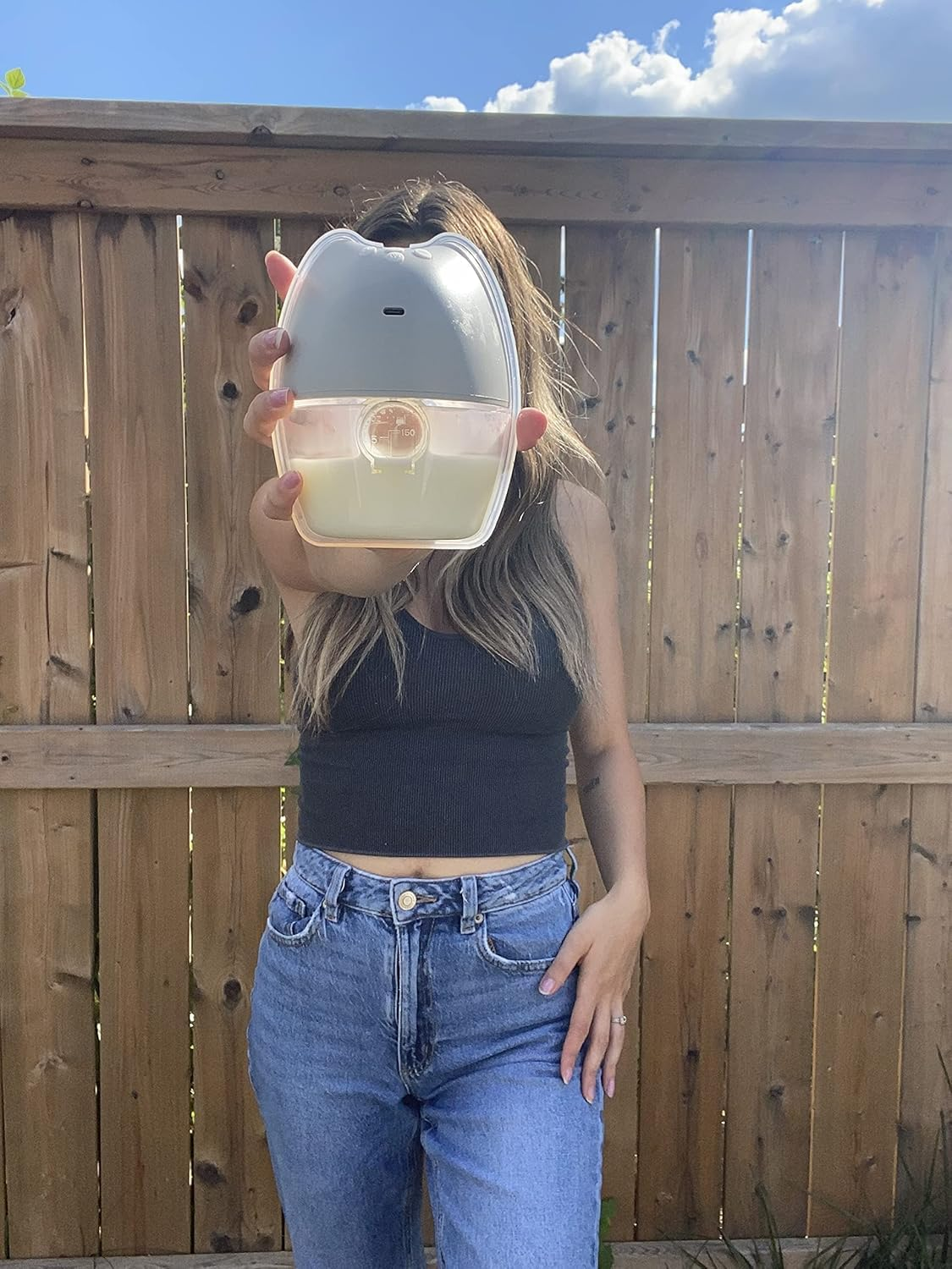 Bellababy Hands-Free Breast Pumps Wearable Newly Upgraded, Electric Double Breast Pumps 4 Modes & 9 Levels Suction, Wireless Portable Breast Pumps, 2 Packs. (24Mm Flanges, 21/19/17Mm Inserts) image number 5