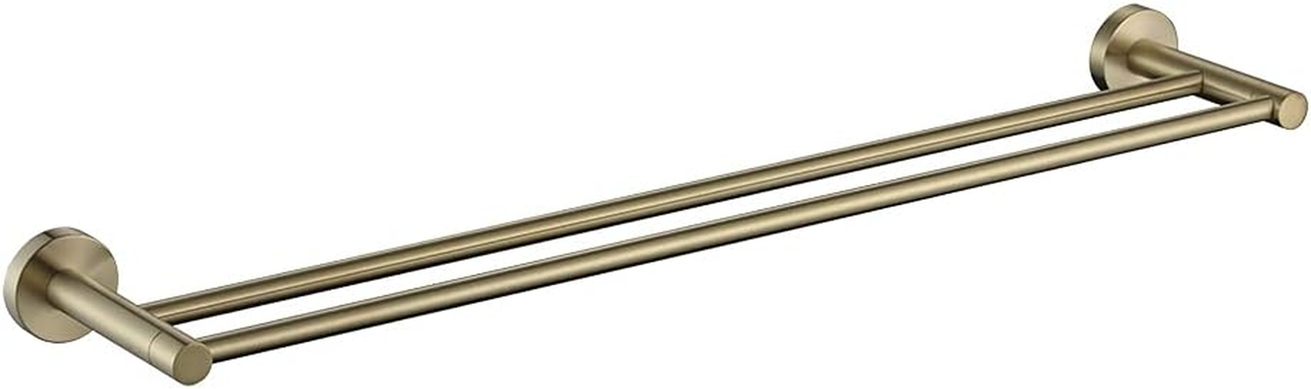 Decaura 600Mm Single Towel Rail, Towel Rack Wall Mounted, Stainless Steel Hand Towel Holder for Bathroom and Kitchen, Drill-Free or Screw-In Installation Gold