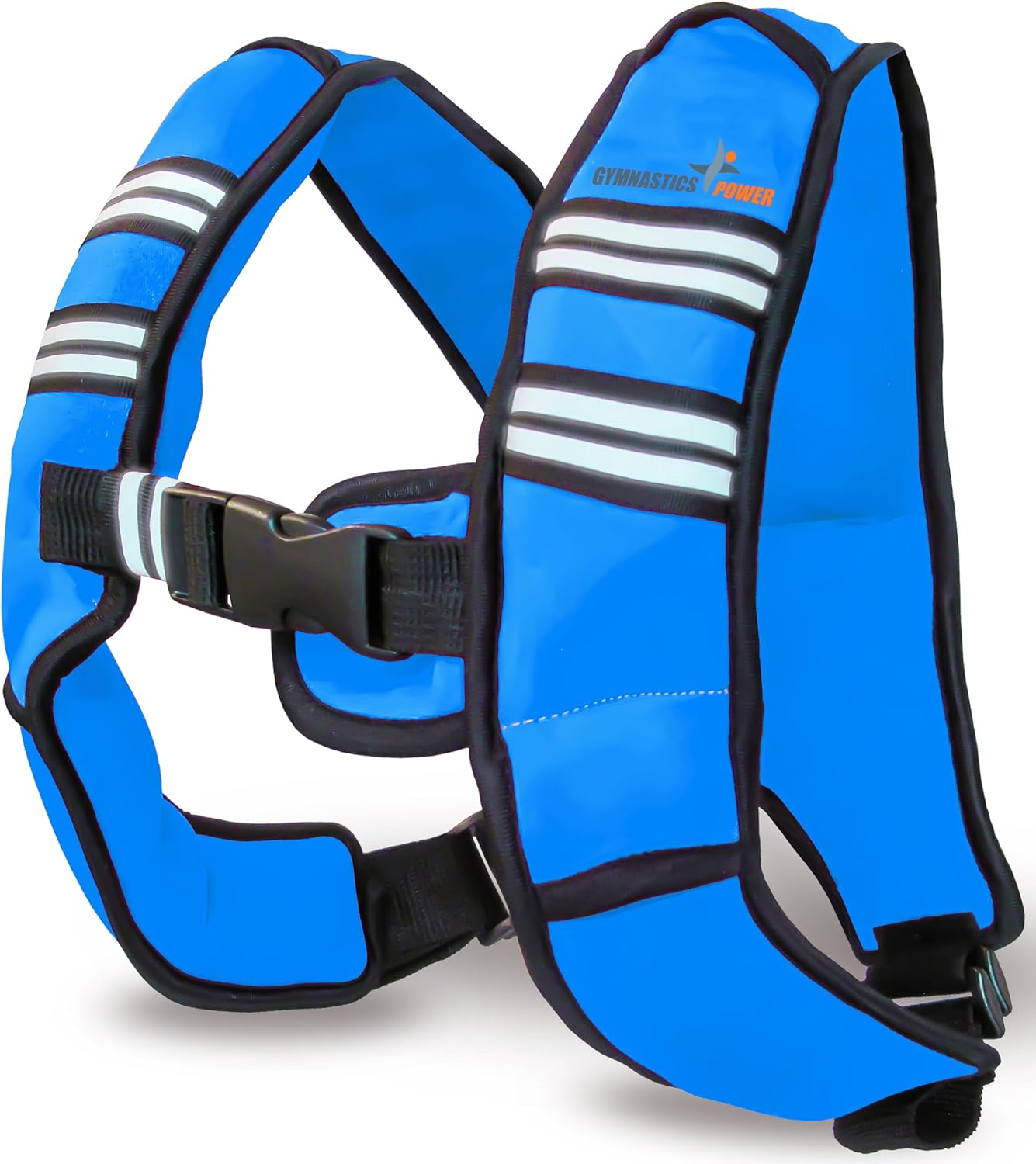 Gymnastics Power - Weighted Vest 6Lb, 10Lb, 12Lb, 25Lb, 35Lb, 45Lb, 60Lb Removable Iron Weights for Men and Women Workout for Calisthenics and Fitness Sport Training image number 4