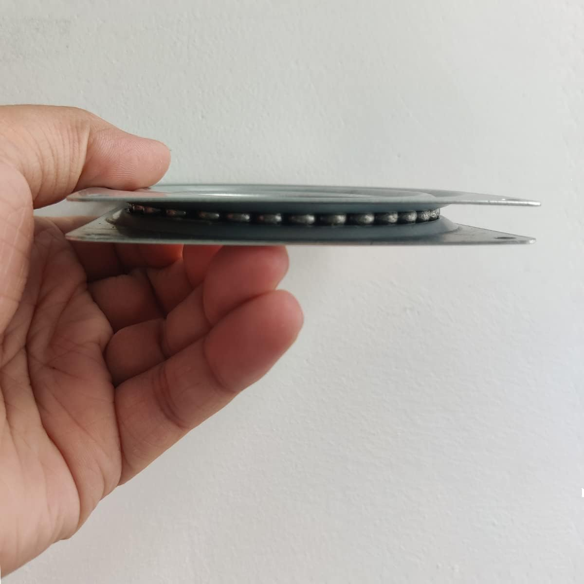 2 Pcs 4 Inch Susan Turntable Bearings Susan Turntable Lazy Susan Turntable Square Rotating Bearing Plate Lazy Susan Hardware Swivel Plate, for Swivel Plate,Corner Cabinet,Revolving Shelve in Kitchen image number 6