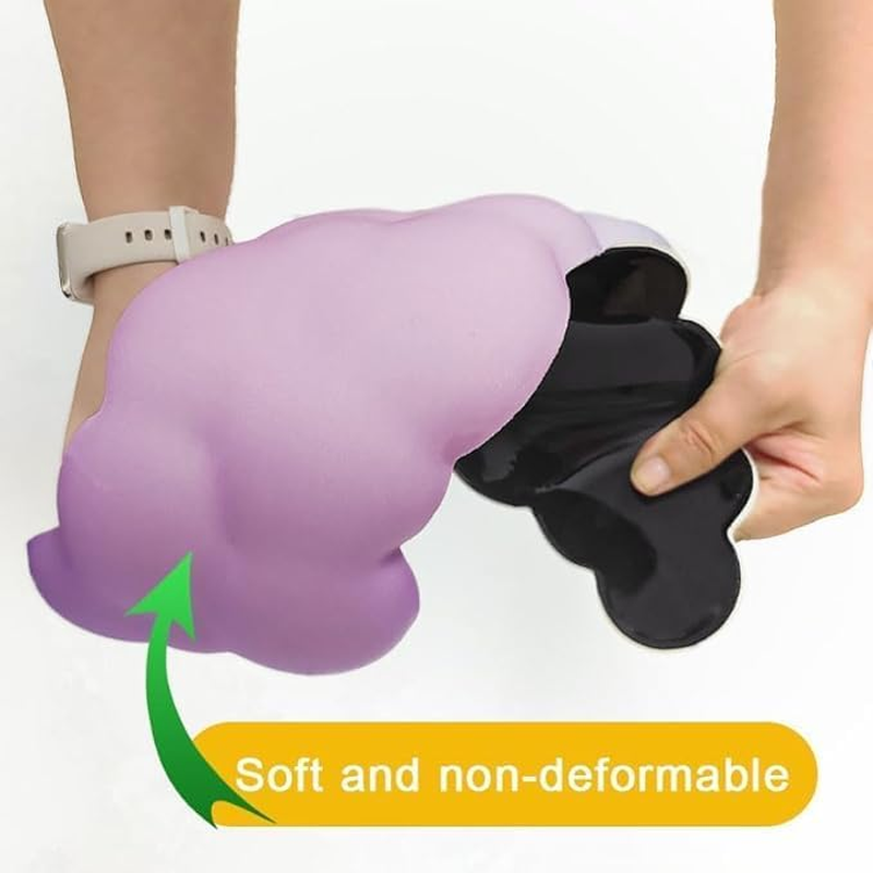 Cloud Mouse Pad with Wrist Rest Ergonomic Cloud Keyboard Wrist Support Comfortable Mouse Pad with Wrist Rest Soft Durable Design for Computer Keyboard and Mouse Ideal for Office Home Use