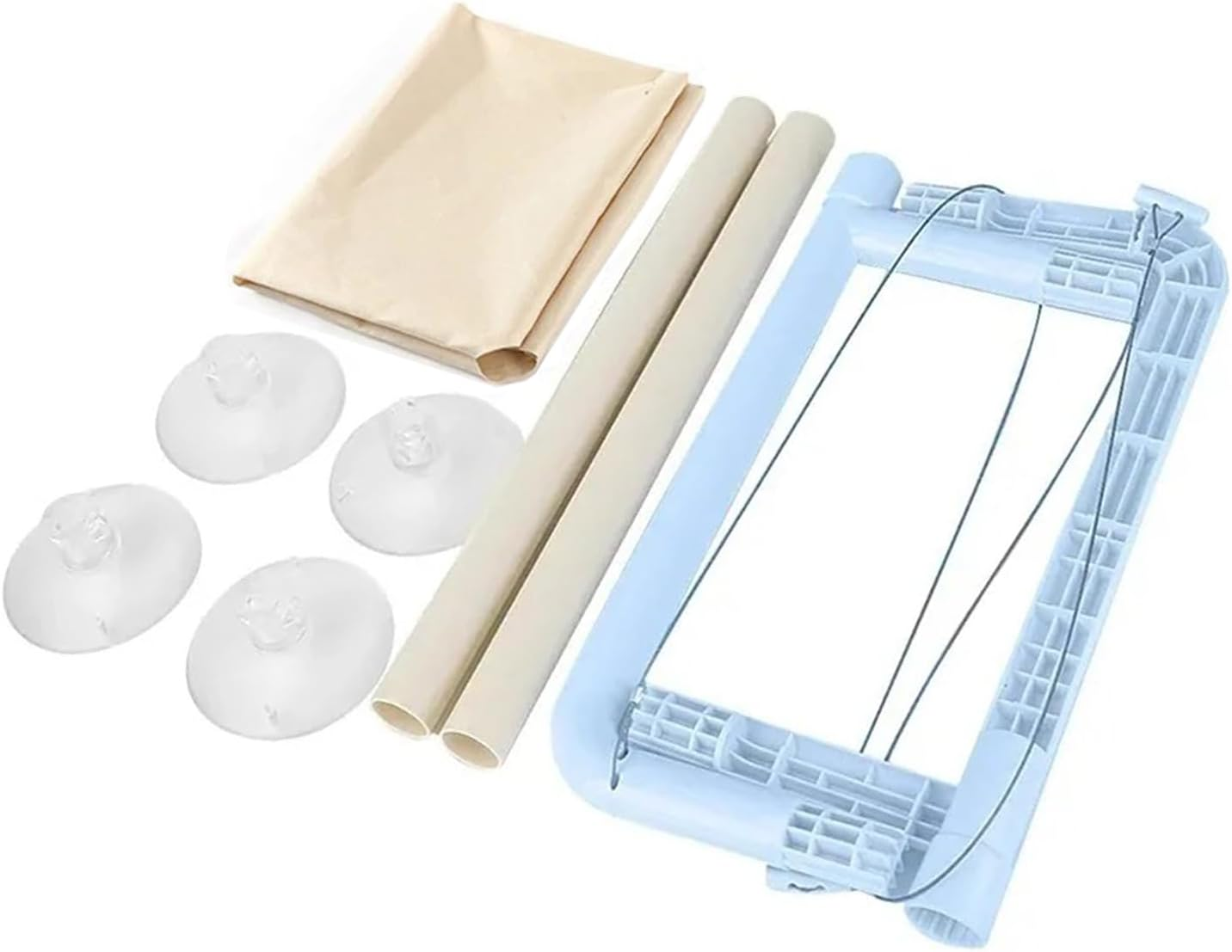 Cat Window Pole, Cat Hammock for Pet Sunbathing Window Hammock Suction Cup Hammock Can Hold 50 Lbs (Khaki, M) image number 3