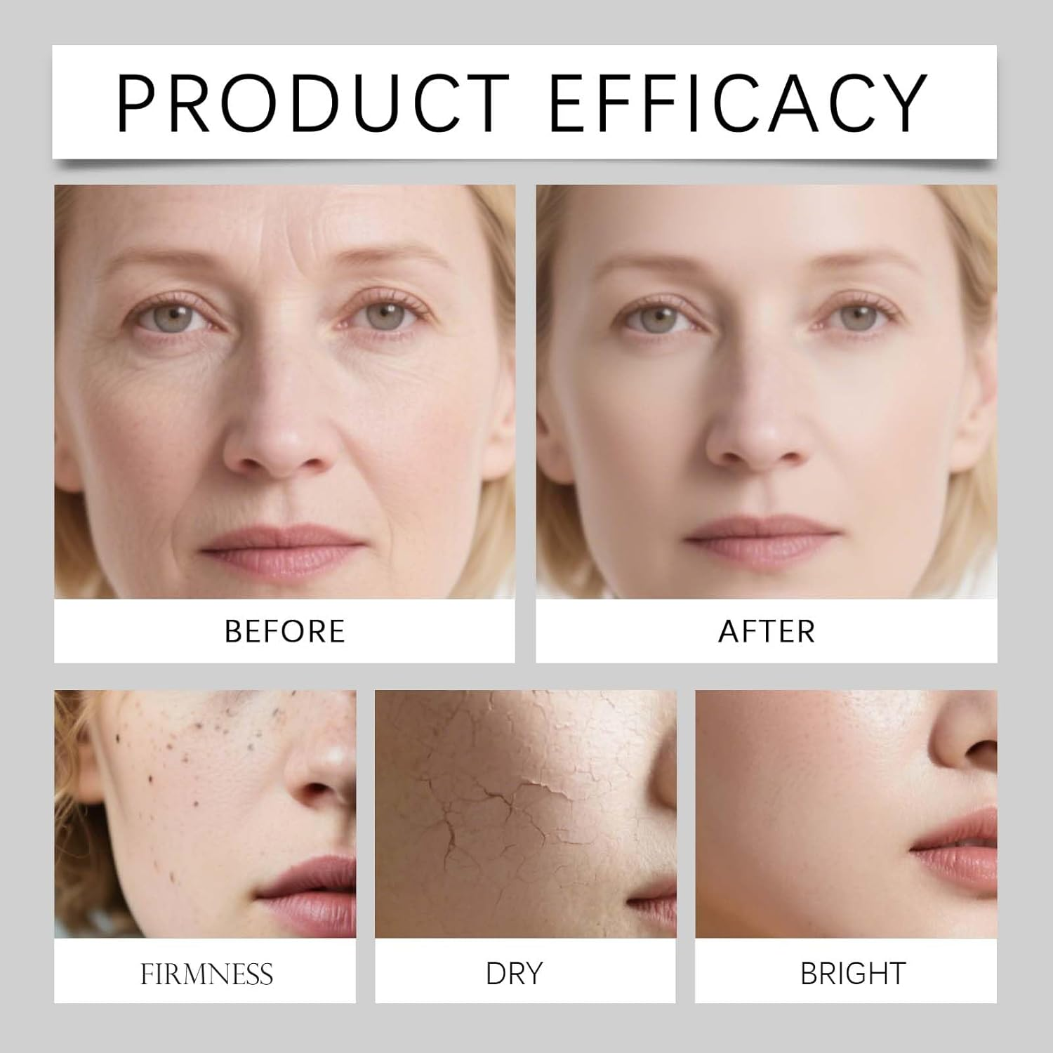 Peptide Collagen Firming Essence Cream, Anti-Wrinkle Lotion for Face & Neck, Tightening & Lifting Sagging Skin, Polypeptide Collagen Elastic Essence for Firm, Elastic & Tender Skin (2PCS) image number 1