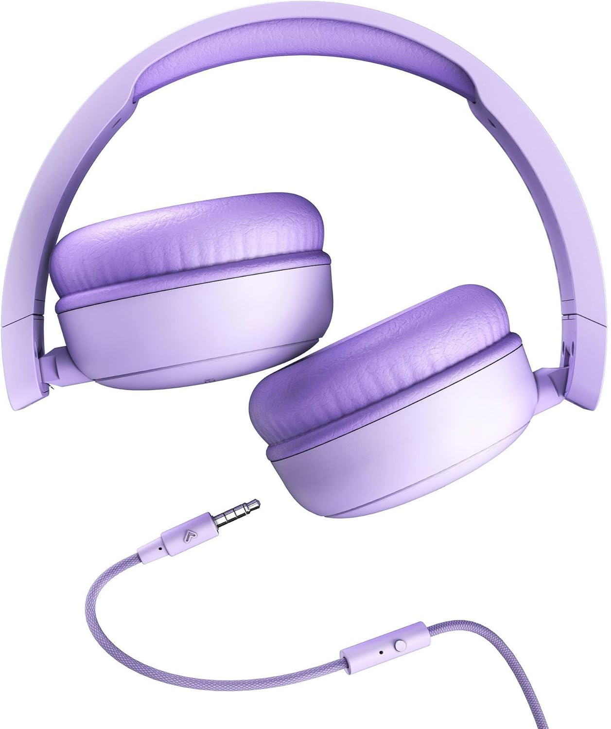 Energy Sistem Urbantune Wired Headphones - 100% Recycled Plastic - Detachable Cable - Microphone - Voice Assistant - Purple image number 3