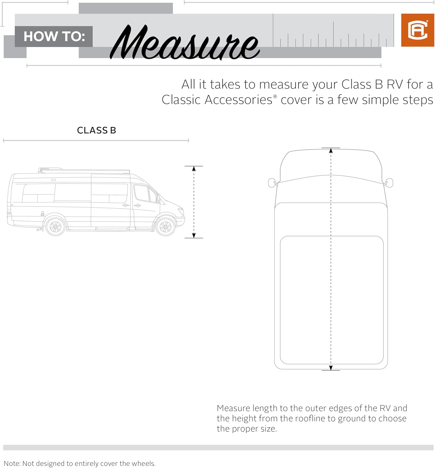 Classic Accessories RV Skyshield&trade; R-Pod Cover, 17'7"L X 78" W, (Door in Back), Model 4 image number 5
