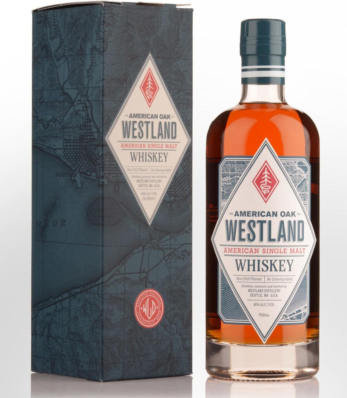 Westland American Oak Single Malt 700Ml Bottle