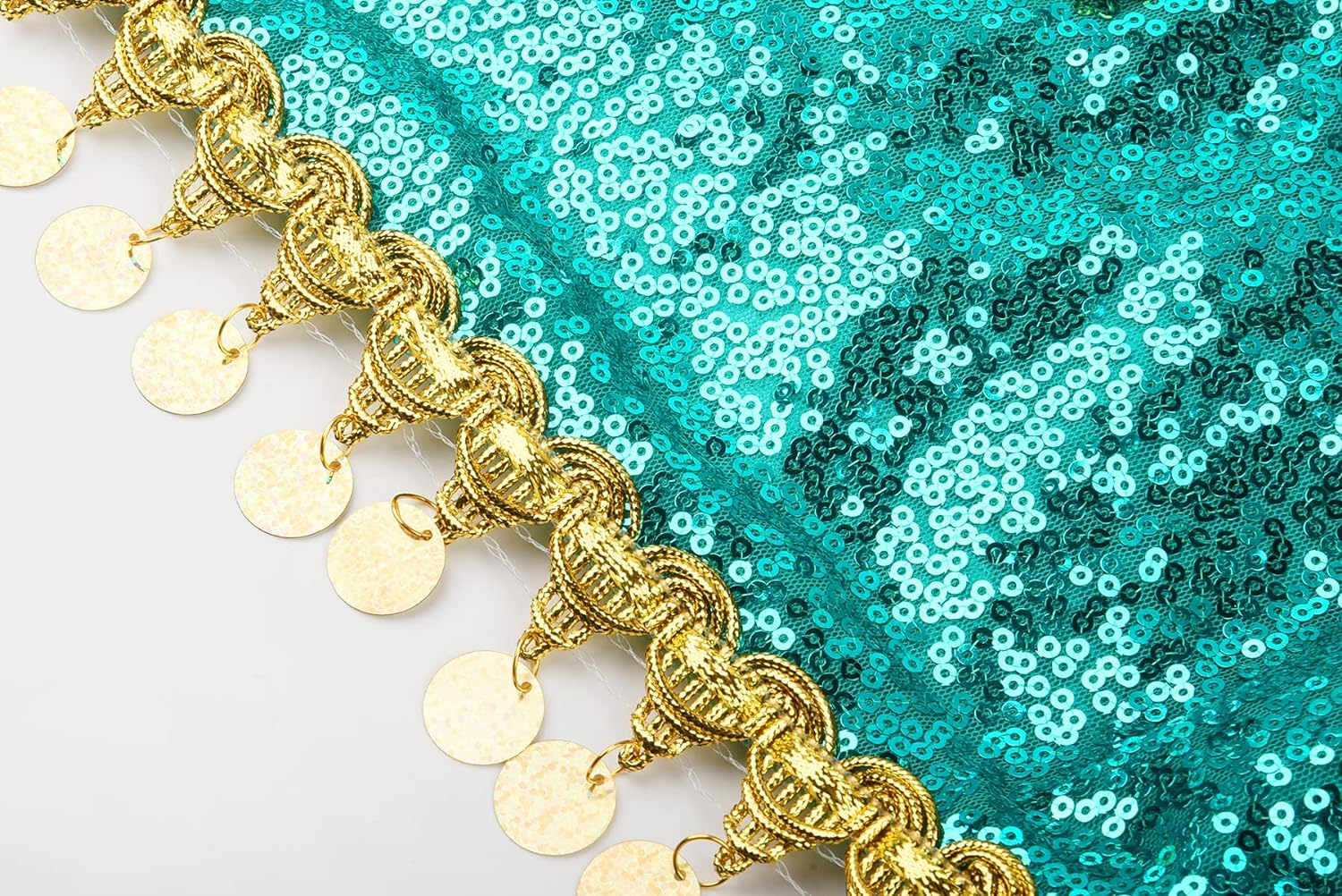 Relibeauty Princess Toddle Costumes for Girls Arabian Long Sleeves Dress up Holloween Party Birthday Whithcollar and Crown image number 4