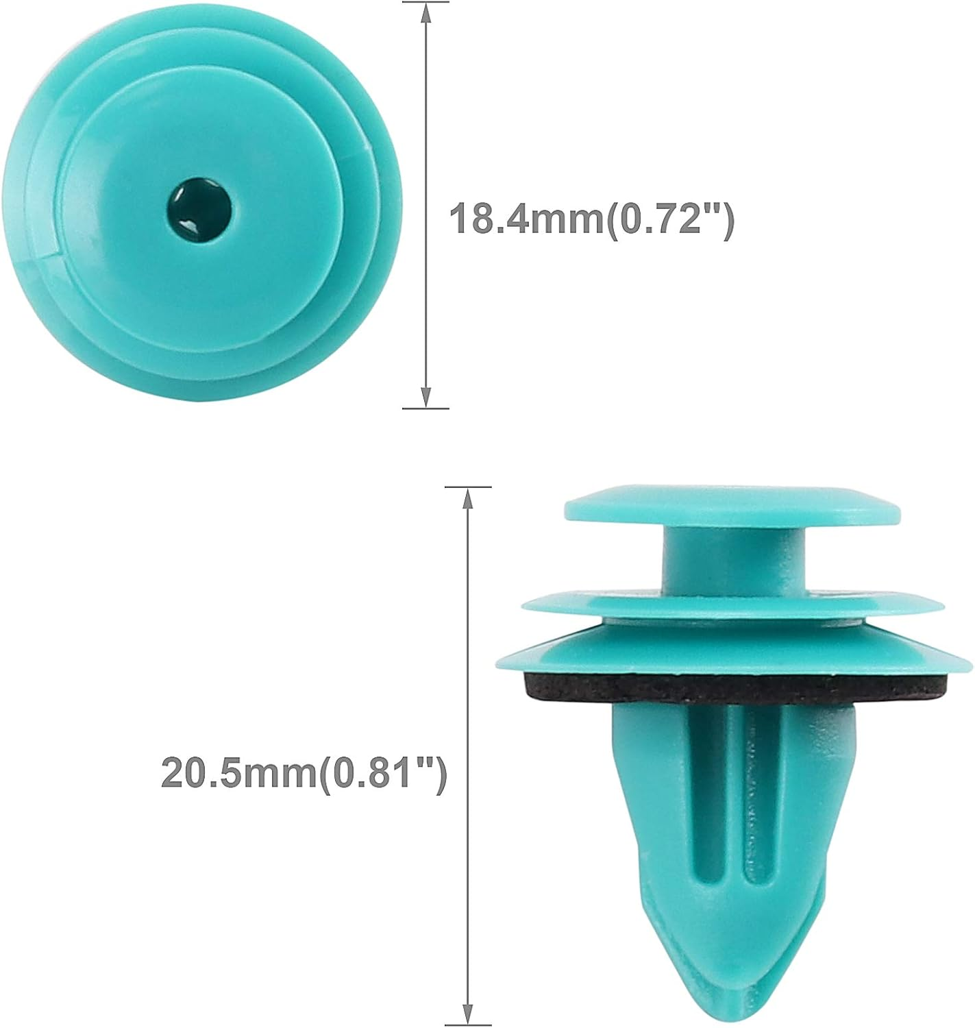 100PCS Trim Door Panel Clips Trim Panel Retainer for Toyota Tacoma Tundra Camry Corolla Avalon Sienna Highlander Land Cruiser RAV4 Lexus 90467-10188 image number 2