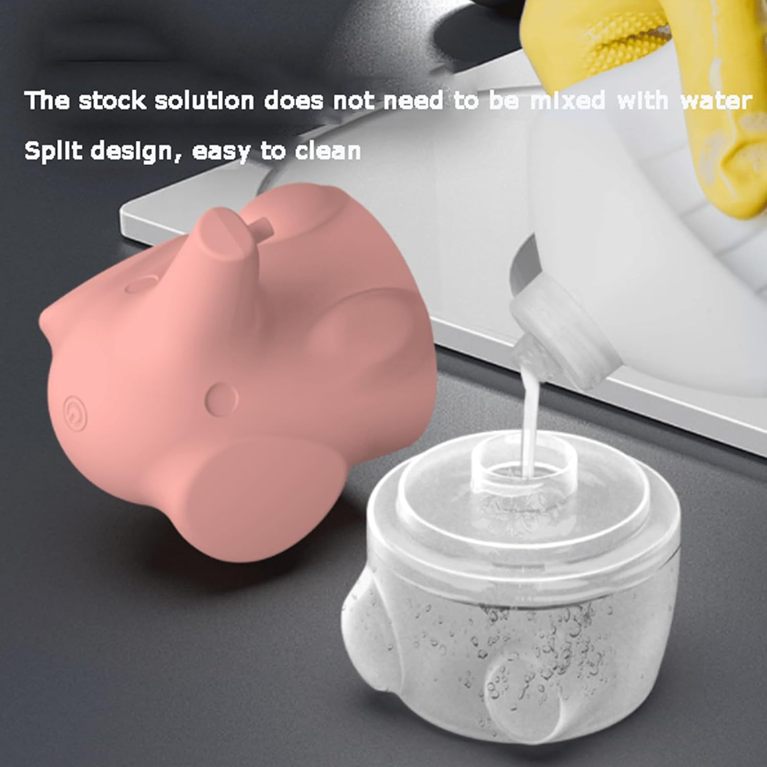 Automatic Cleaning Soap Pump Touchless Automatic Soap Dispenser Liquid Soap Dispenser 2-Level Adjustable 250Ml/8.8Oz image number 4