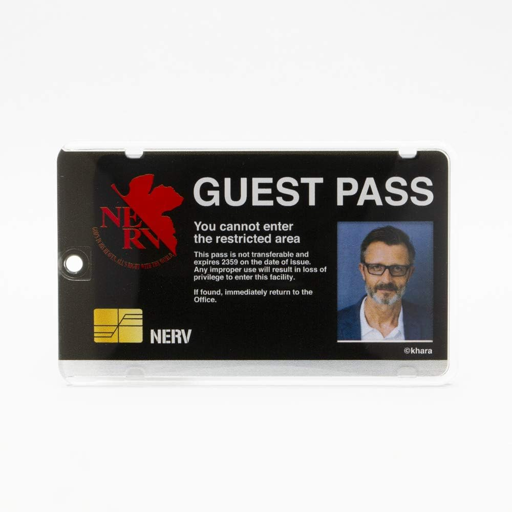 Evangelion NERV Acrylic Pass Case (Type A) image number 1