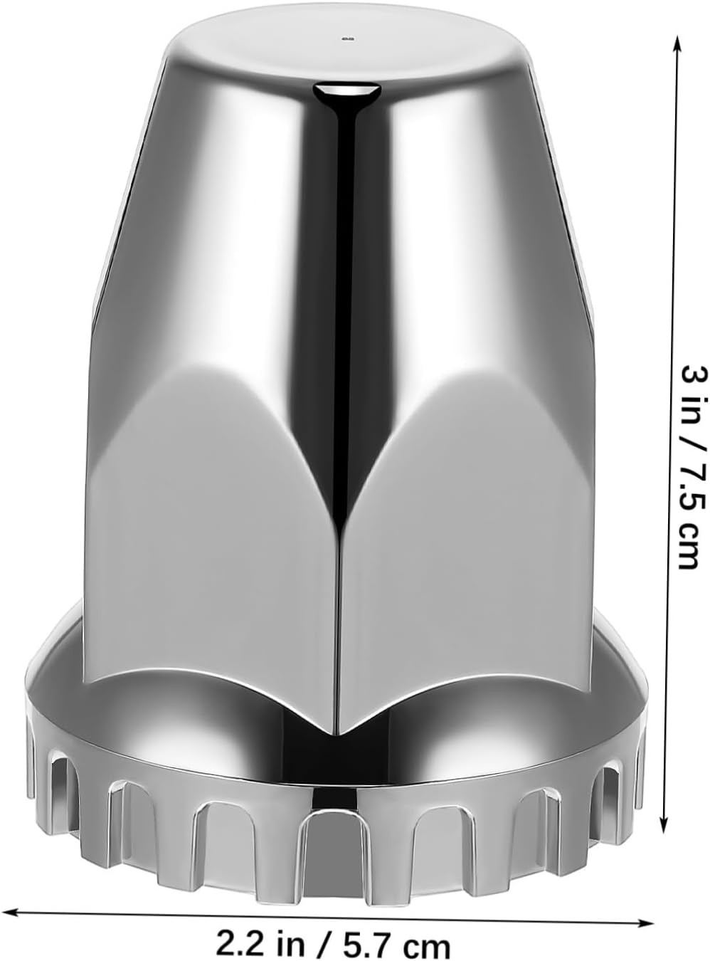 20Pcs Chrome Semi Truck Wheel Nut Covers Lug Nut Protectors for Trailer Car Accessories image number 1