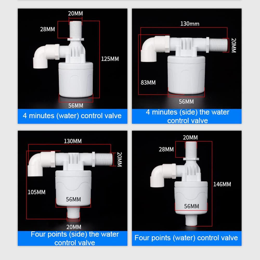 1/2 Inch Thread Automatic Water Level Control Valves Tower Float Ball Valves Water Inlet Level Valves QIUNI image number 5