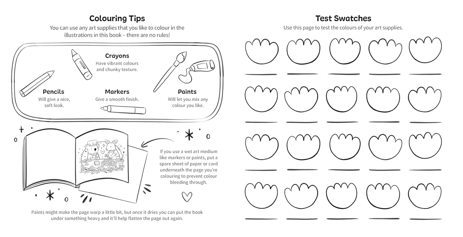 Aussie Cosy Baking: a Sweet and Happy Australian Colouring Book image number 4