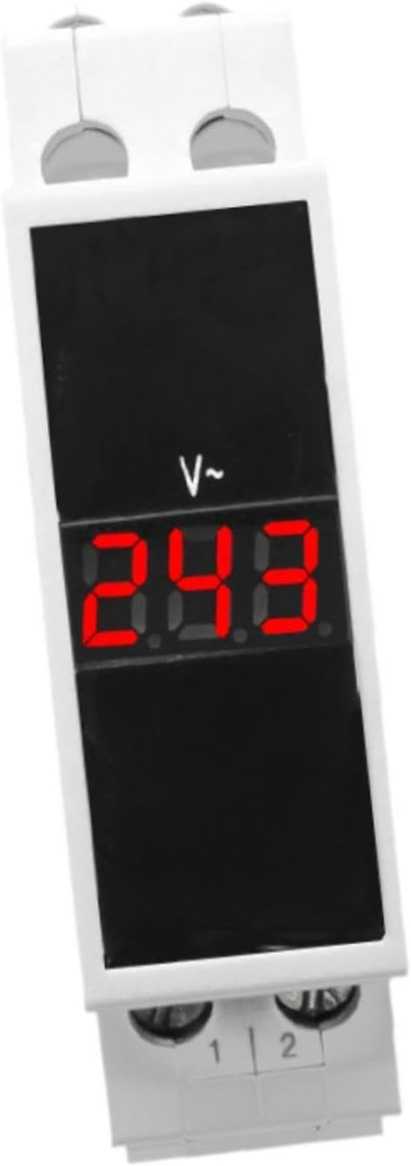 TENOL Din Rail Digital Display Voltmeter Modular Voltmeter Easy to Install AC Voltage Meter image number 2