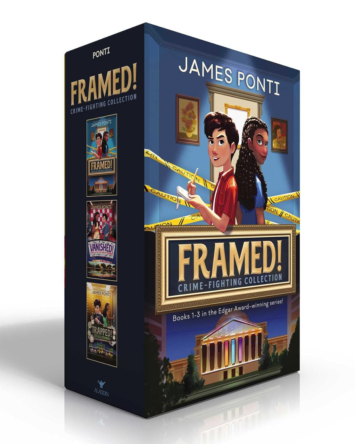 Framed! Crime-Fighting Collection (Boxed Set): Framed!; Vanished!; Trapped! image number 1
