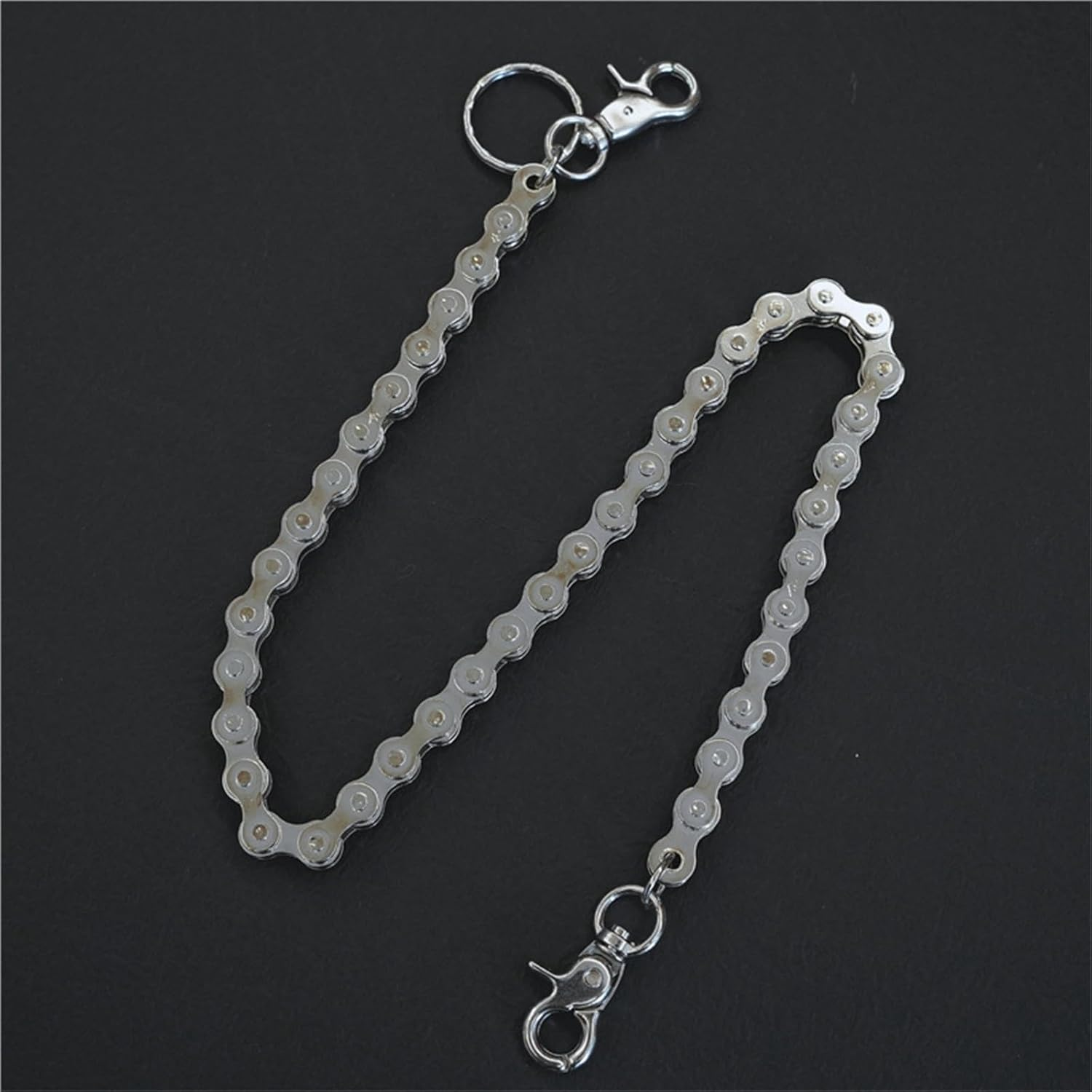 Men'S Pants Chain Vintage Fashion Thorn Alien Pearl Bag Chain Accessories Punk Double Layer Trouser Chain Punk Pants Chain image number 2