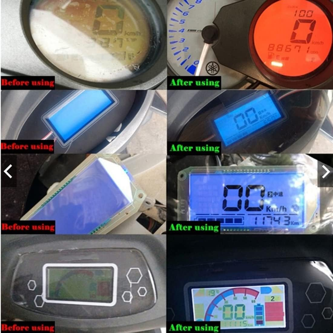 Spacesee Linear Polarizer Film LCD/LED Polarized Filter Polarizing Film Sheet for Polarization Photograph 5PCS (With Adhesive) image number 2