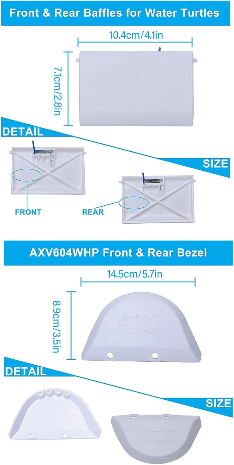 Eulbevoli Hayward Pool Vac Cleaner Parts, Pool Cleaner Part Kit AXV417WHP Pod Swing, Pool Cleaner Pod Rebuild Kit Replacement for Hayward Navigator, Pool Cleaner Pod Swing Kit image number 1