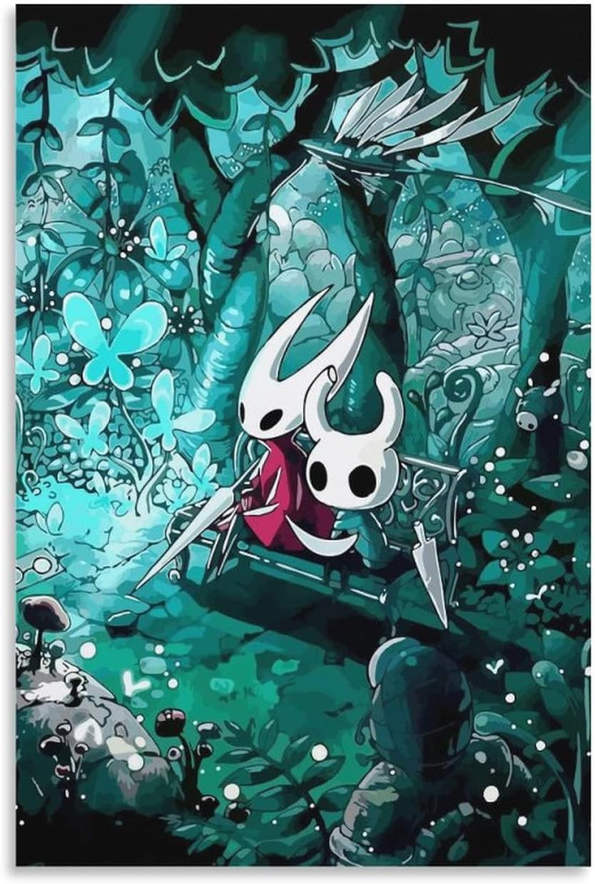 Hollow Knight Posters & Prints on Canvas Wall Art Poster for Room Decor Unframe 12X18Inch(30X45Cm) image number 5