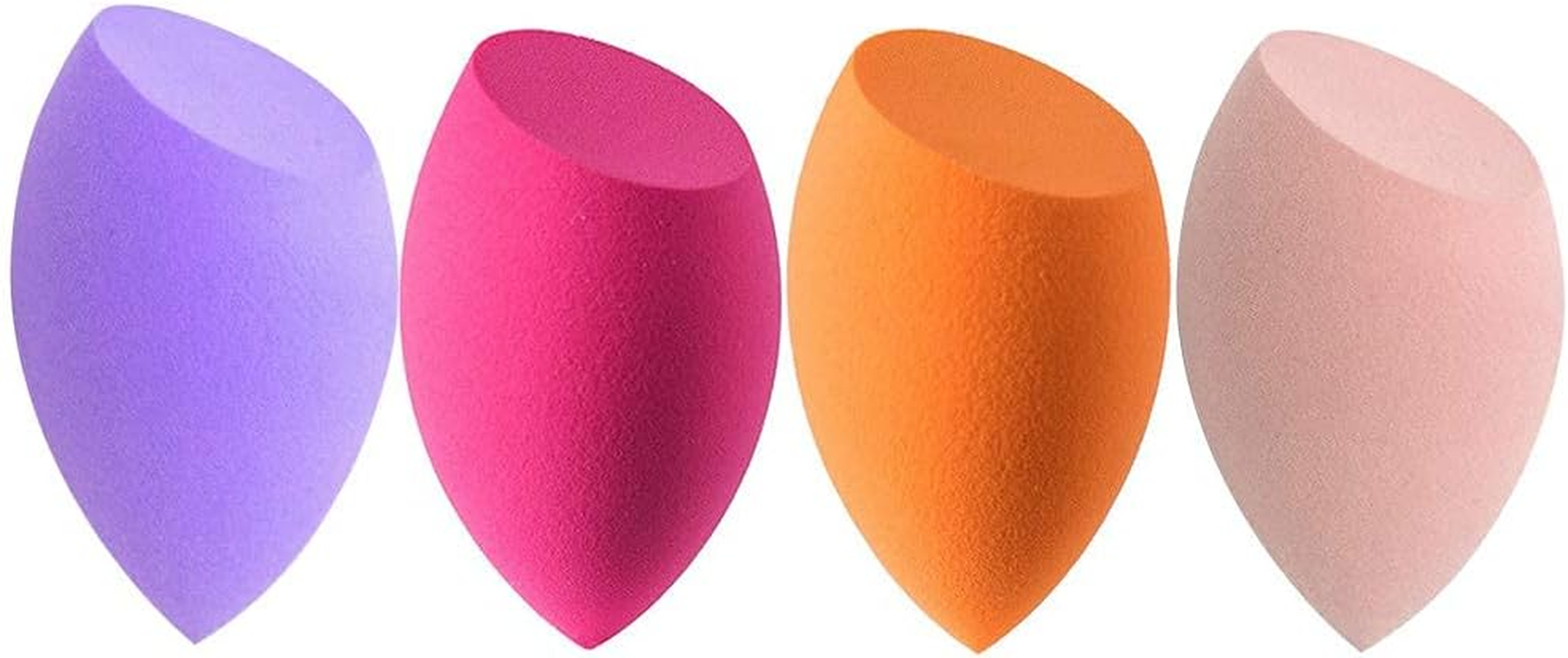 Makeup Sponges Set for Dry & Wet Use - Foundation Blending Sponge for Concealer Blush Powder, Multi-Color Blender Sponges (4Pcs - Multi-Colored) image number 2