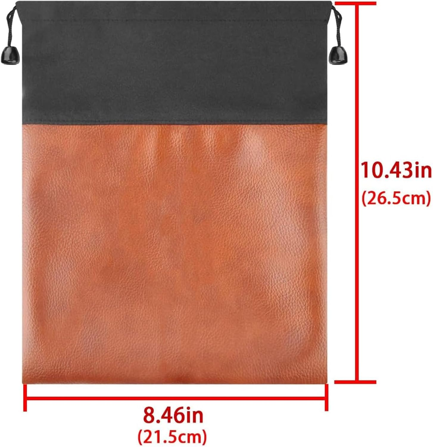 Geekria Headphones PU Carrying Bag, Universal Headphone Protection Pouch/Portable Travel Bag, Compatible with Bose QC35/25/15, Beoplay H9I/8/6/4/2, AKG Y500, Y50BT (Brown) - Brown image number 3