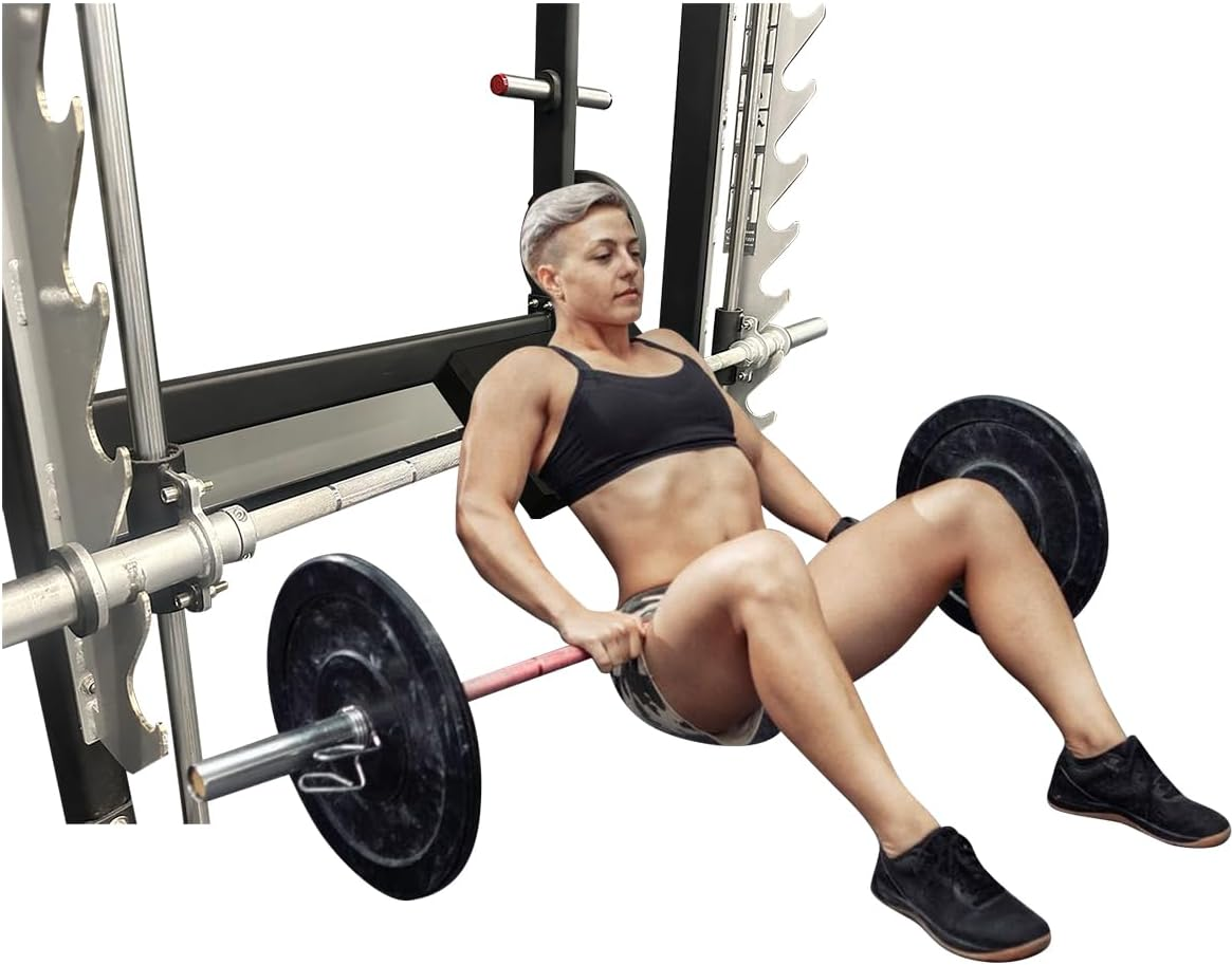 SEWD Turns Any Squat Rack into Hip Thrust Machine Hip Thrust Bench Back Pad Fits Olympic Barbell Bar Multifunctional Workout Pad for Hip Thrust, Bench Press, Plank, Glute Bridge and Push Ups. image number 4