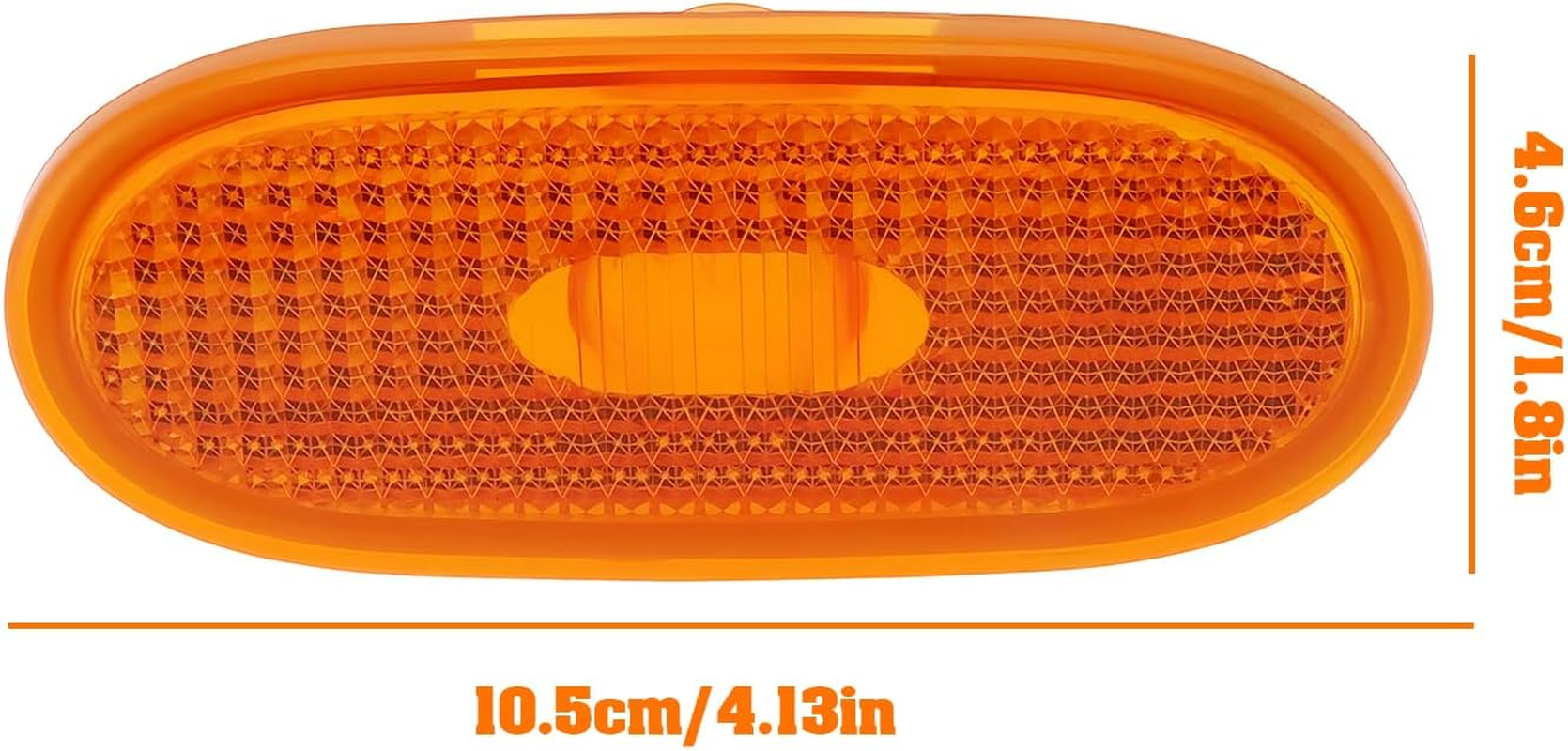 Emagtech 2Pcs Car Orange Side Marker Lamp A0038202956 Compatible with Mercedes Benz Sprinter W906 image number 4