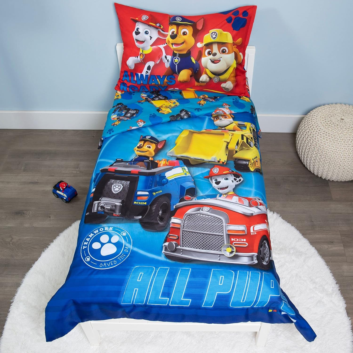 Paw Patrol Paw Patrol Calling All Pups 4-Piece Toddler Bedding Set image number 1