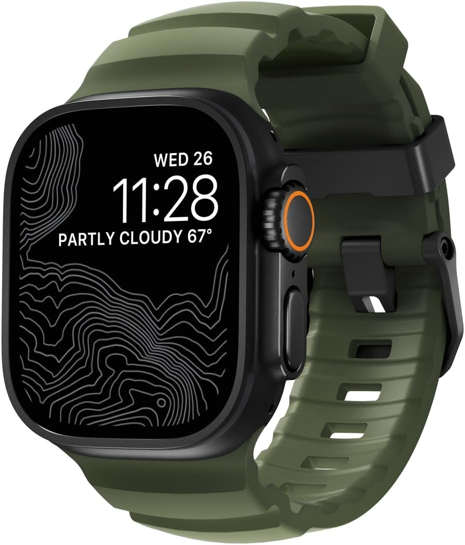 NOMAD Rocky Point Band | F&uuml;r Apple Watch 42/44/45/49 Mm |Ultimative Leistungsstarke Uhrenarmband