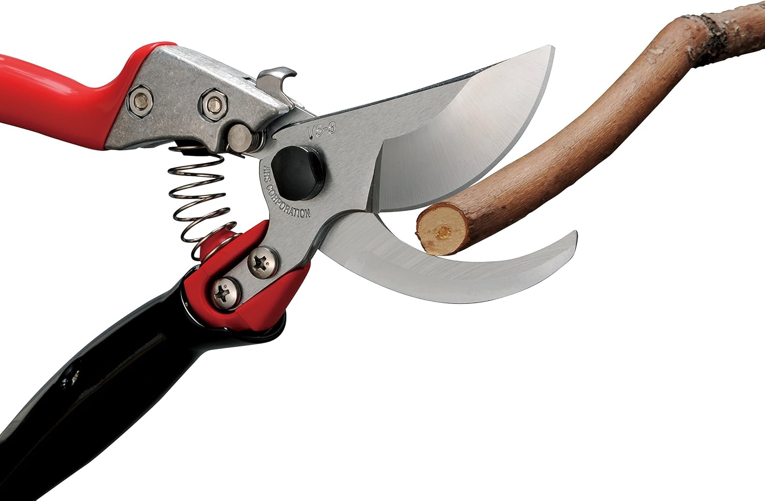ARS HP-VS9R Signature Heavy Duty Rotating Handle Hand Pruner, 9-Inch image number 1