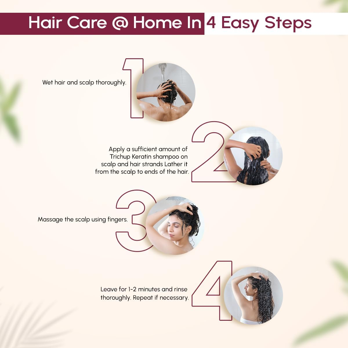 Trichup Keratin Shampoo 200 Ml (Pack of 2) image number 1