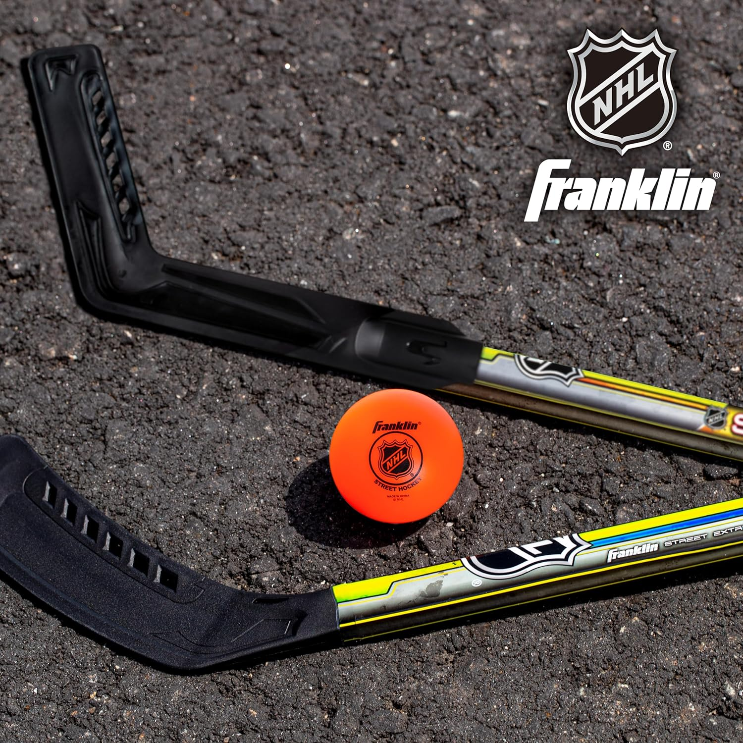 Franklin Sports NHL Goal and 2 Stick Set image number 5