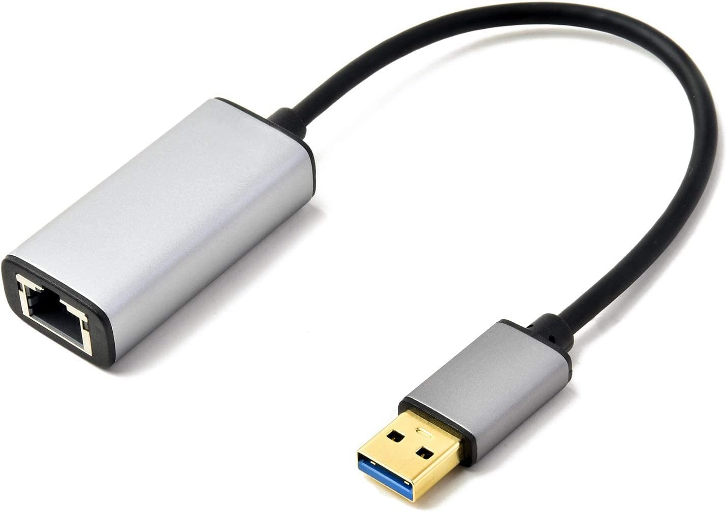 USB3.0 and Ethernet Adapter,Usb to RJ45 Gigabit Ethernet Adapter,Compatible with USB 3.0 or Thunderbolt 3 to RJ45 LAN Network Adapter for Macbook Pro/Air,Ipad Pro,Dell Xps,Notebook,Surface Pro,Pc. image number 4