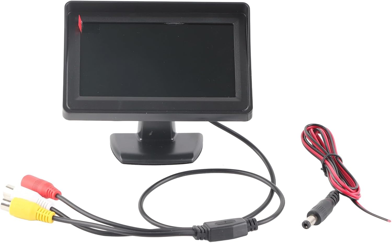 4.3 Inch Color LCD Car Rear View Camera Monitor Waterproof Car Monitor 180 Degree Adjustable for SUV Van Truck Black image number 3