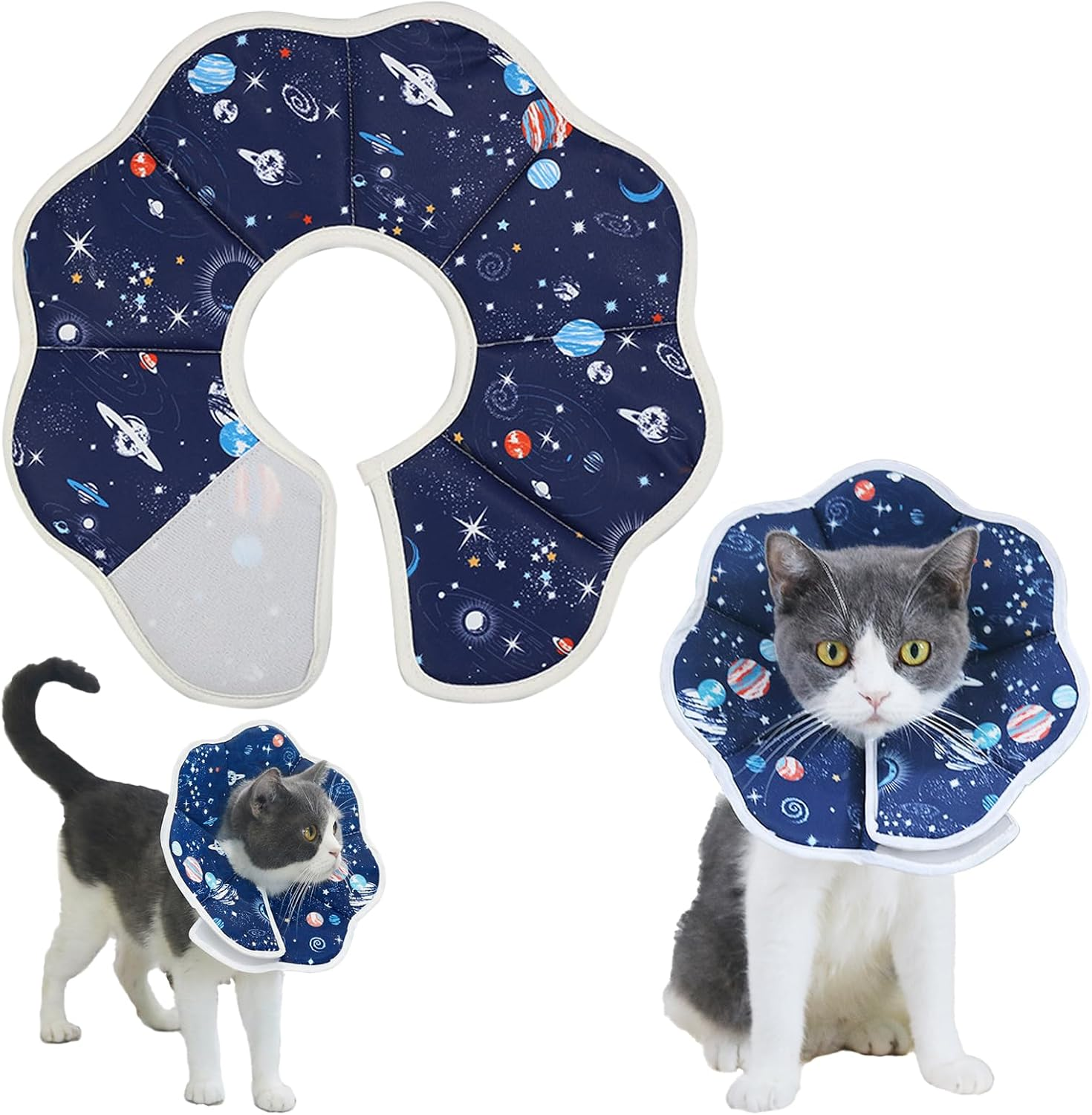 Adjustable Cat Collar, Soft Foldable, 19-25Cm Collar, M image number 5