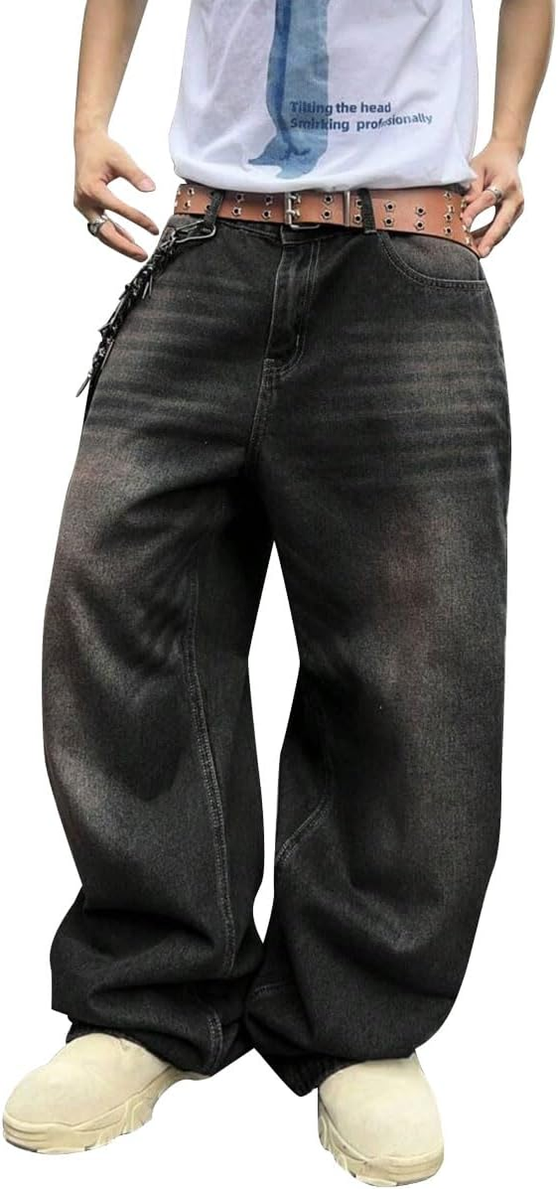 Boy Skinny Jeans Fit Ripped Destroyed Distressed Stretch Slim Jeans Pants